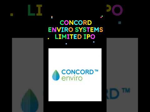 Concord Enviro Systems Limited IPO #sharelearning #ipo #newipo #latestipo #iporeview #ipoimportants