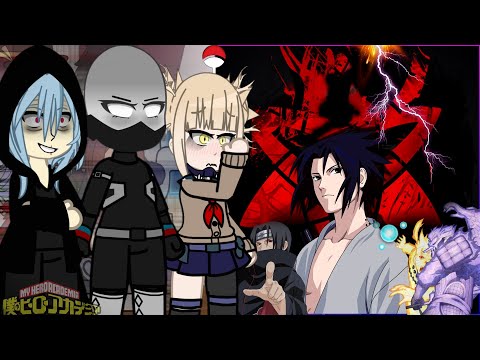 MHA/BHNA League of Villains react to Sasuke Uchiha || Naruto