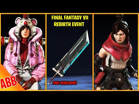 APEX LEGENDS NEW FREE HEIRLOOM(One-Winged Angel) & FINAL FANTASY VII REBIRTH EVENT SKINS