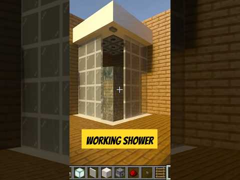 Minecraft: Build Working Shower | Hacks & Tricks!