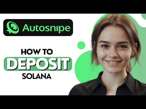 How To Deposit SOLANA to AutoSnipe AI Wallet 2024