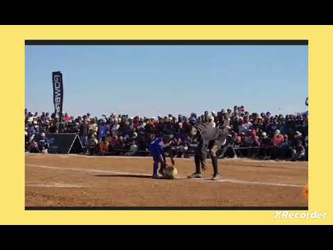 Crazy penalty kick by a juvenile