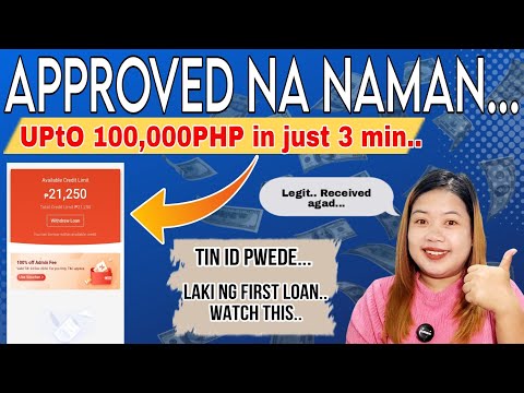 WOW LAKI NG FIRST LOAN!!!✅️ LEGIT LOAN APP PWEDE HANGANG 100,000PHP✅️ LOAN REVIEWS💶