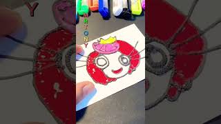 Easy drawing Candy Princess The Amazing Digital Circus #shorts #candyprincess #popcornpen #tadc #diy