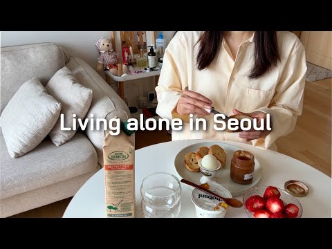 Living alone in Seoul | Spring Shopping | Unboxing | Chosun Palace | What I eat in a week | Japchae