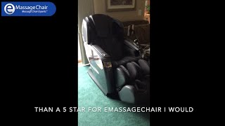 Ogawa MasterDrive AI Massage Chair, Customer Review & Video Testimonial