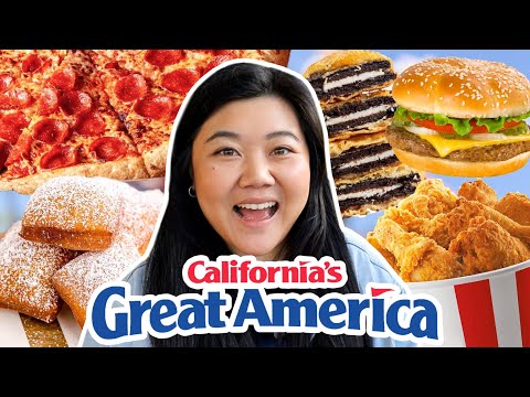 What to Eat at CALIFORNIA'S GREAT AMERICA! 🎢 Food Tour, Taste Test & Review 2023