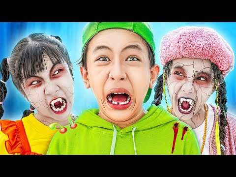 Baby Doll And Friends Become Zombies - Funny Stories About Baby Doll Family