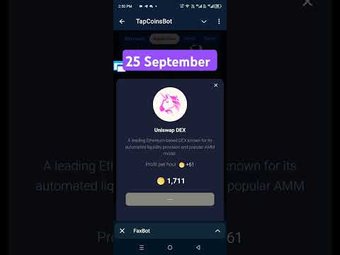 25 September TapCoin daily Bounty #tapcoin #telecommuting  #telegrambot #taptoearn #dailycode #daily