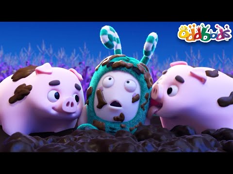 Mucky Pups | Full Episodes | Oddbods | Cartoons for Kids