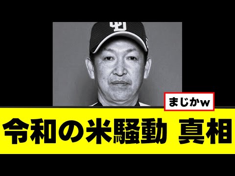 【立浪和義】令和の米騒動の真相を全て語るwww