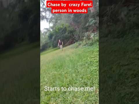 Chased by Crazy person in woods... 😖 #woods #missing411 #hiking