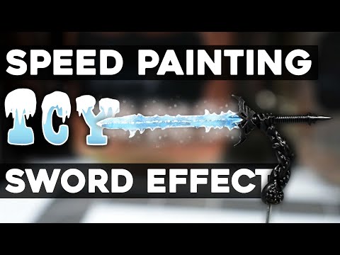 Speed Painting FROSTED/ICE Weapon Effect