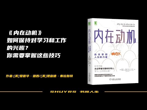 解讀：《內在動機》：如何保持對學習和工作的興趣？你需要掌握這些技巧，自主掌控人生的力量