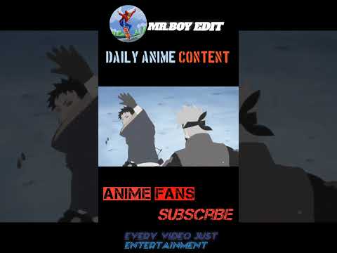 Kakashi Vs Obito Fight 💔|"Naruto Shippuden"| #anime #kakashivsobito