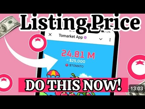 TOMARKET AIRDROP ELIGIBILITY CRITERIA// HOW TO GIT ALL CRITERIA BEFORE LISTING DATE// Listing price