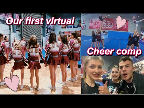 Virtual cheerleading competition vlog