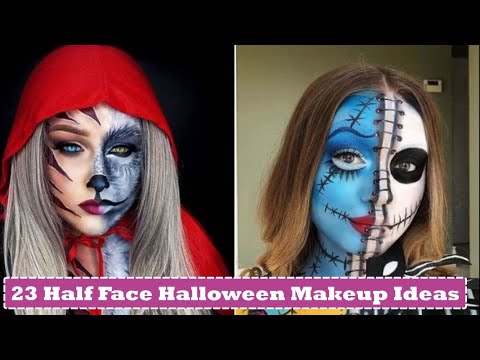 23 Half Face Halloween Makeup Ideas | Halloween Makeup Look