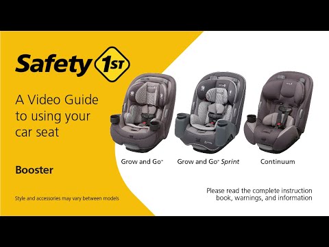 Booster Car Seat Install & Tips | Grow and Go™, Grow and Go™Sprint & Continuum | Safety 1st