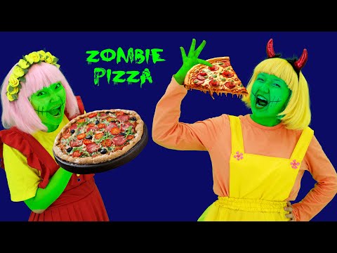 Creepy Zombie Pizza Song for Kids | Lilibo Nursery Rhymes