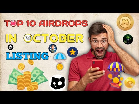 10 crypto AIRDROPS in october | october listing airdrops || crypto AIRDROPS || telegram bot airdrops