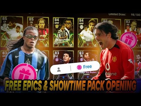 Free Epic & Showtime Card Pack Opening 🤯 | eFootball 2025 Mobile