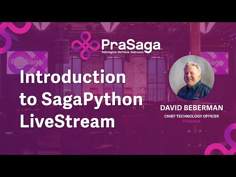 Join David Beberman, CTO/Co-Founder, for an introduction to SagaPython