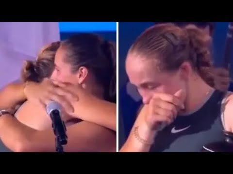 Mirra Andreeva addresses bursting into tears during trophy ceremony