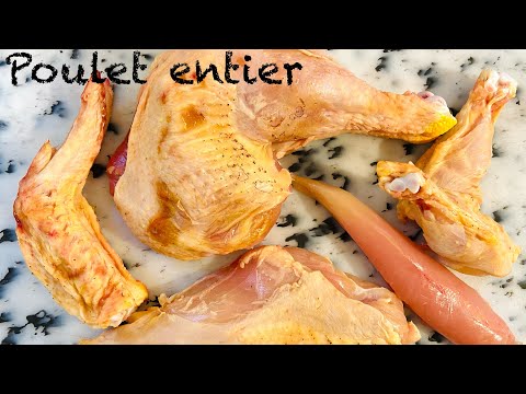 【フランス料理の基本】丸鶏の捌き方。
Désosser un poulet entier