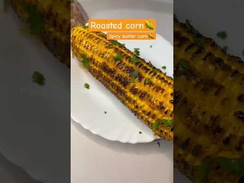 Roasted masala corn | spicy butter corn | street style bhutta | makai recipe | bhutta masala #food