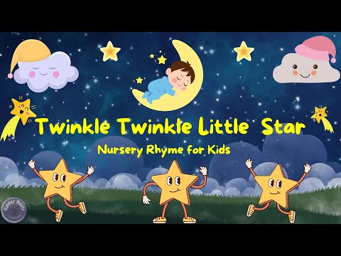 Twinkle Twinkle Little Star | Nursery Rhyme for Kids | Bedtime Lullaby | Kinder Roots