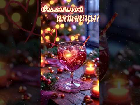 Отличной пятницы! Добрый вечер! #добрыйвечер #открытка #пожеланияс #сдобрымвечером