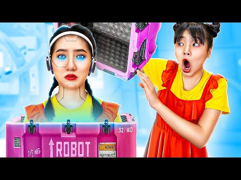 Real Mom Vs Fake Mom! My Mom Became A Robot - Stories About Baby Doll Family