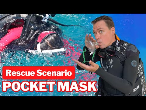 Mouth to Pocket Mask PADI Rescue Exercise 7 - IDC & Divemaster Course