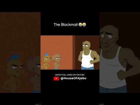 Do you think Oga Landlord agreed?😂 #houseofajebo #animation #tegwolo #blackmail