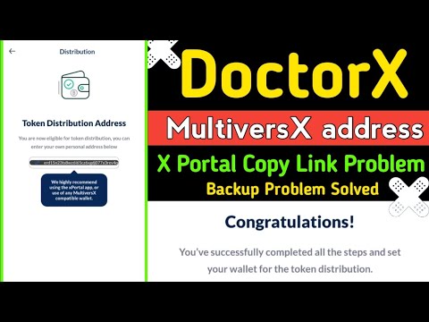 DoctorX MultiversX address Copy problem || DoctorX KYC || DoctorX Listing || Sidra chain kyc verify