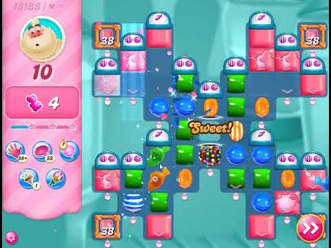 Candy Crush Saga Level 18188 - NO BOOSTERS | SKILLGAMING ✔️