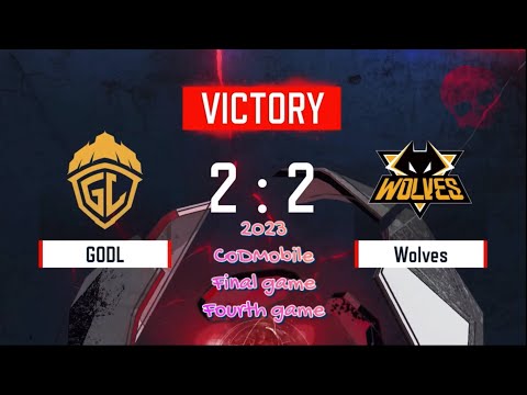 【CoDMobile】  2023    Final game     Wolves VS GODL    Fourth game