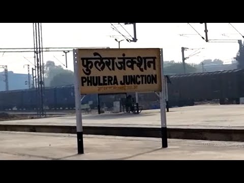 Phulera Junction railway station Rajasthan, Indian Railways Video in 4k ultra HD