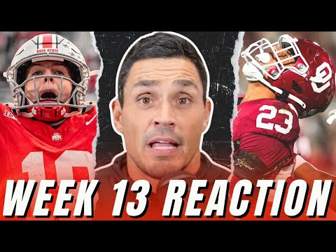 Indiana-Ohio State, Army-Notre Dame, Alabama-Oklahoma |College Football Week 13 REACTION