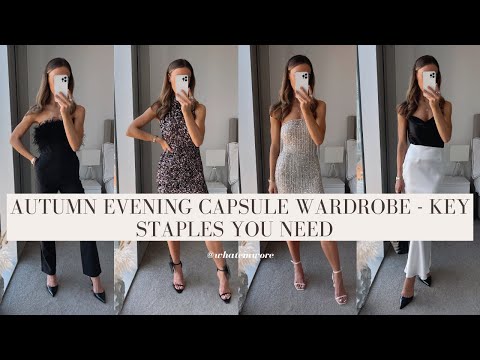 AUTUMN EVENING CAPSULE WARDROBE - STAPLE PIECES TO MAXIMISE YOUR WARDROBE | WHATEMWORE