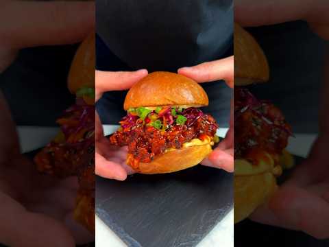 Korean Fried Chicken Burger #shorts