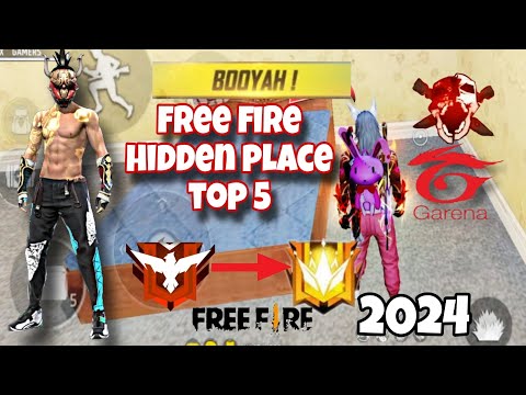 Top 5 Hidden Place 😈⚠️for Campers and Attackers #freefire #shortsfeed