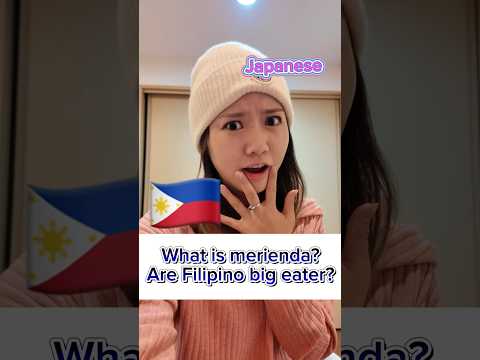 Filipino Big Eater? What is “Merienda”? It’s Culture Shock🇵🇭🇯🇵 #Japan #philippines