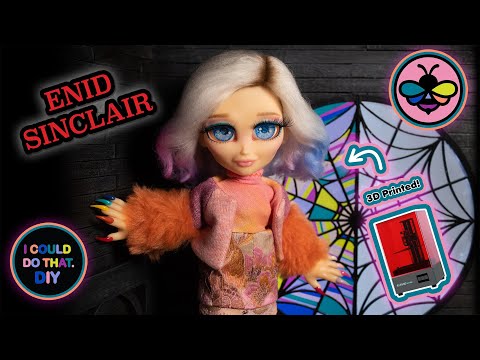 💗  ENID SINCLAIR CUSTOM 3D PRINTED BJD 💗  WEDNESDAY PART 3 💗