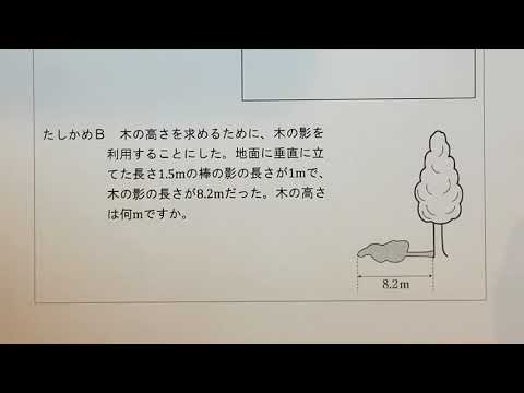 2021 3学年 5章 1節 相似な図形⑥〜相似の利用〜