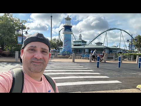 SEA WORLD Orlando POV Manta,Journey to Atlantis,Kraken and Seven Seas Food Festival