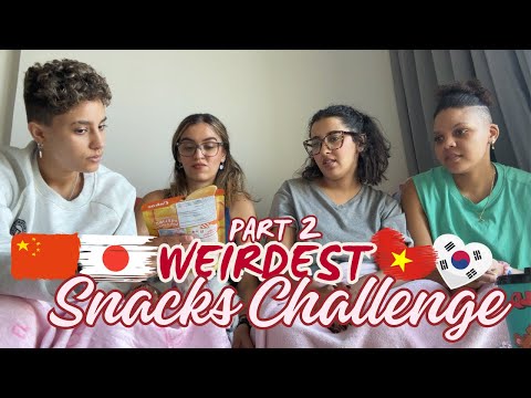 WEIRDEST ASIAN SNACKS CHALLENGE!! PART 2 ✨