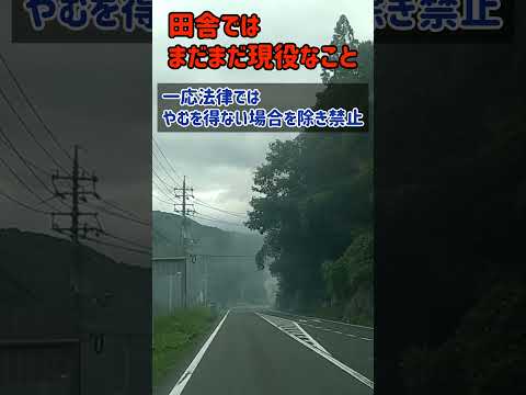 田舎ではまだまだ現役なこと