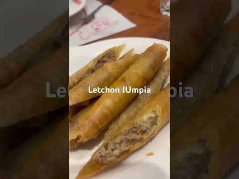 LUMPIA LETCHON ONE OF MY FAVORITE I HAPPY EATING I FILIPINO FOOD #share #food #viral #like #lumpia